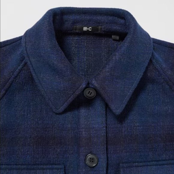 UNIQLO:C - Blue Oversized Jacket - Size L - Picture 7 of 12